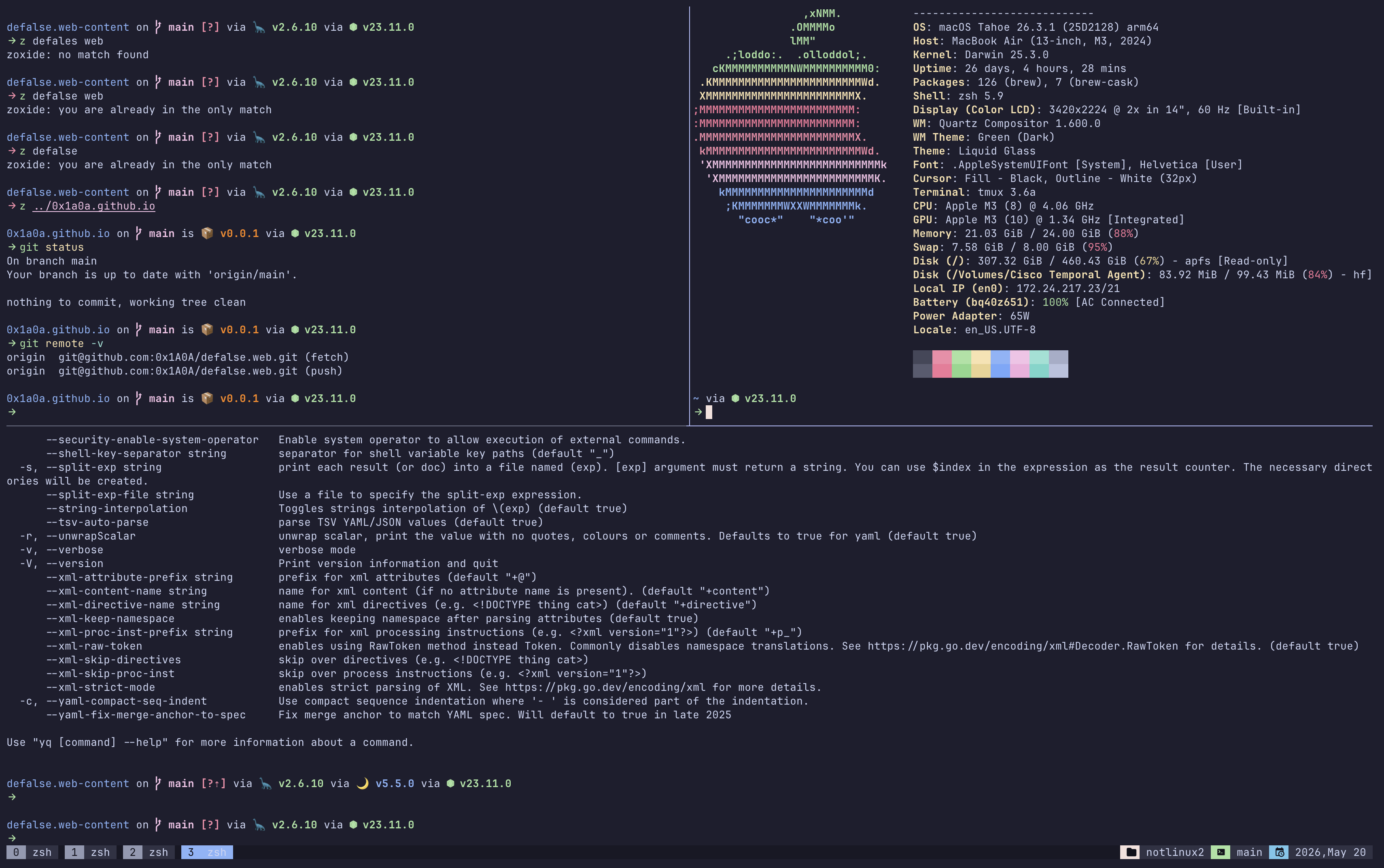 tmux overview